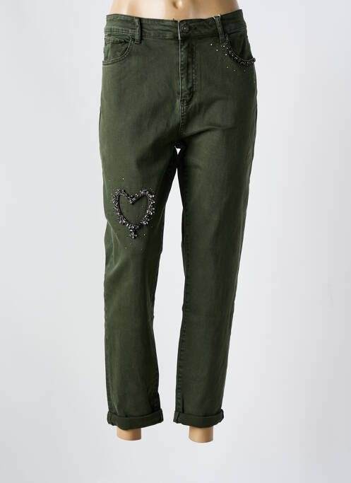 Blugi cu croială dreaptă verde ZAC & ZOE femeie