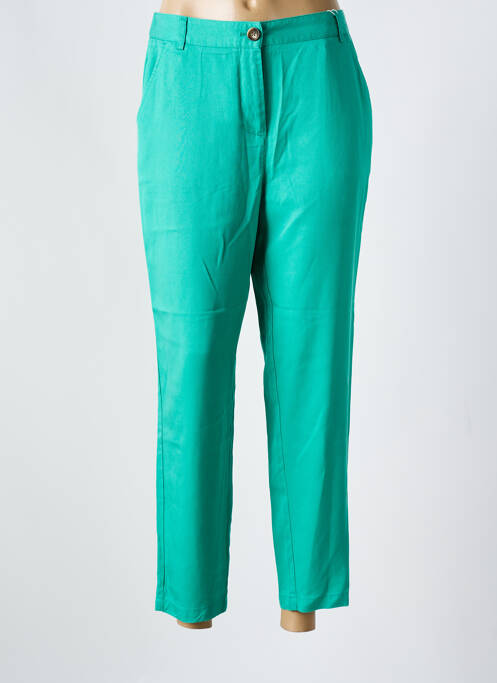 Pantalon drept verde C'EST BEAU LA VIE femeie
