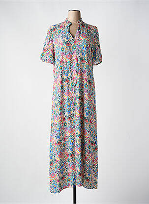 Rochie lungă albastru C'EST BEAU LA VIE femeie