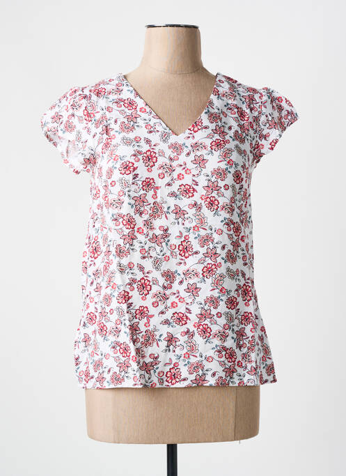 Top alb C'EST BEAU LA VIE femeie