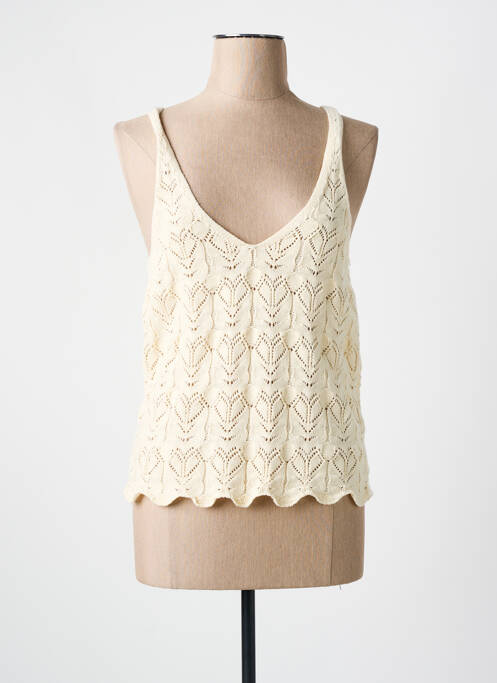 Top bej C'EST BEAU LA VIE femeie