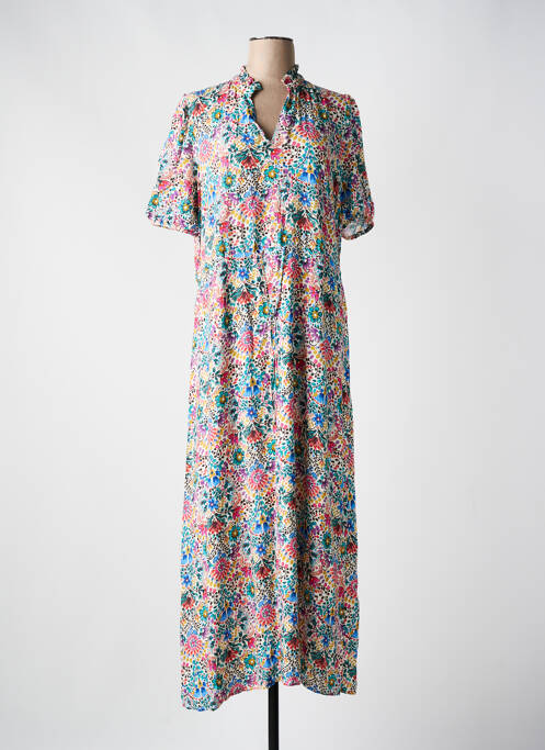 Rochie lungă albastru C'EST BEAU LA VIE femeie