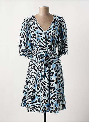 Rochie midi albastru ICHI femeie