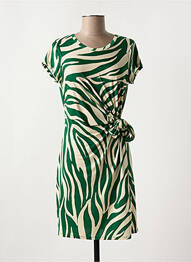 Rochie scurtă mâneci scurte mâneci scurte verde MORGAN femme