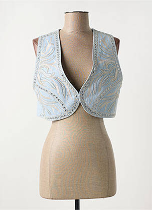 Vestă fără mâneci albastru GOLDEN LIVE femeie