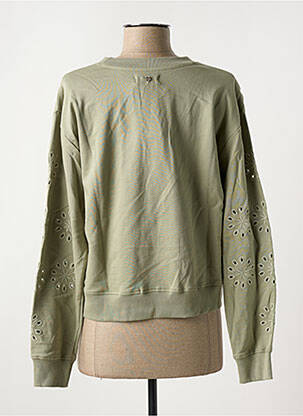 Hanorac elasticitate mâneci lungi verde DEELUXE femeie