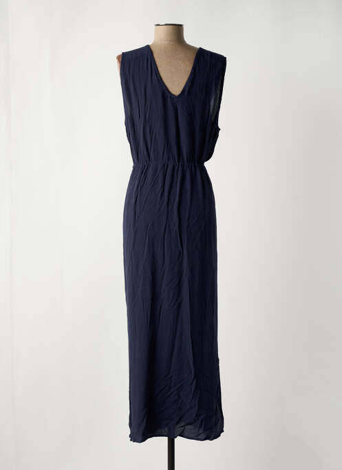 Rochie lungă albastru ICHI femeie