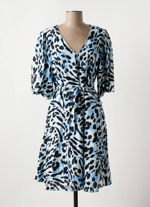 Rochie midi albastru ICHI femeie