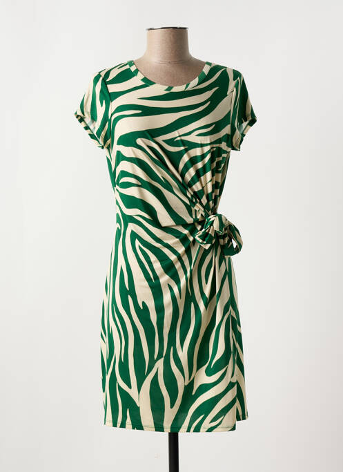 Rochie scurtă verde MORGAN femeie