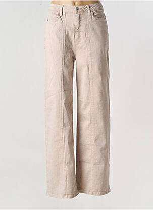 Blugi cu croială dreaptă bej ICHI femeie