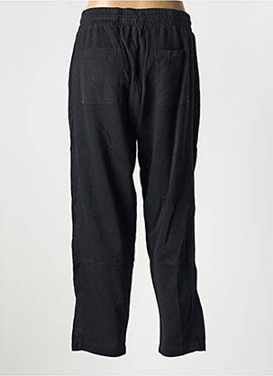 Pantalon drept țesătură poplin mărime normală negru WHITE STUFF femeie