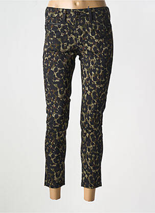 Pantalon 7/8 elasticitate mărime normală negru FREEMAN T.PORTER femeie