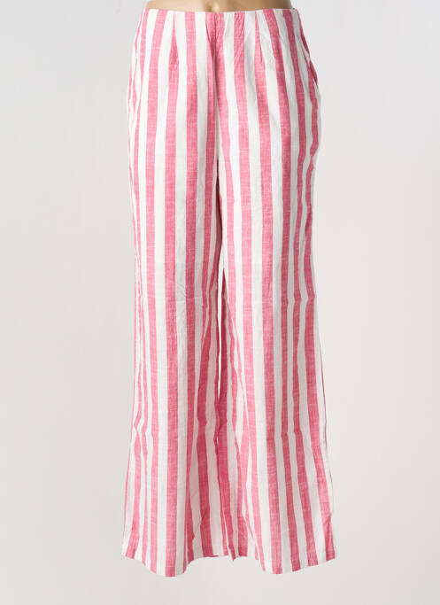 Pantalon larg roz ICHI femeie