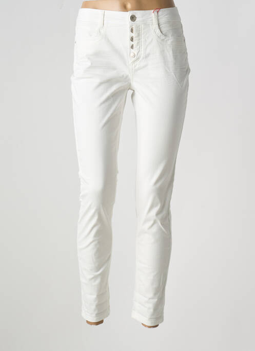 Pantalon slim alb STREET ONE femeie