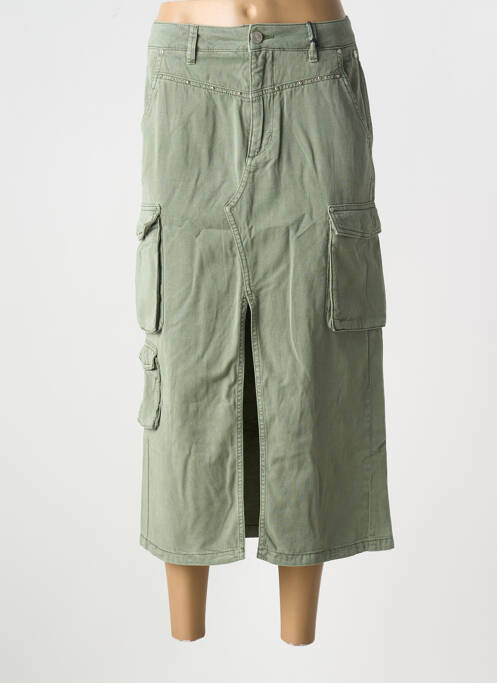 Fustă lungă verde FREEMAN T.PORTER femeie