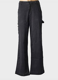 Pantalon evazat croială evazată negru GEISHA femeie