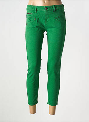 Pantalon slim buzunare verde FREEMAN T.PORTER femeie