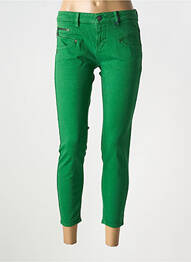Pantalon slim buzunare verde FREEMAN T.PORTER femeie