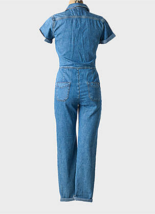 Salopetă-pantalon închidere cu nasturi pe față mâneci scurte albastru FREEMAN T.PORTER femeie