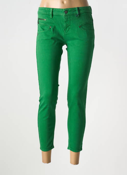 Pantalon slim verde FREEMAN T.PORTER femeie
