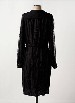 Rochie midi mâneci lungi mâneci lungi negru FREEMAN T.PORTER femeie