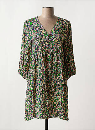 Rochie scurtă mâneci lungi mâneci lungi verde FREEMAN T.PORTER femeie