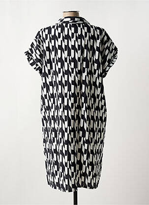 Rochie midi imprimeu fantezie mâneci scurte negru STREET ONE femeie