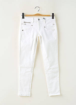 Pantalon slim alb FREEMAN T.PORTER femeie