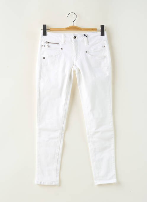 Pantalon slim alb FREEMAN T.PORTER femeie