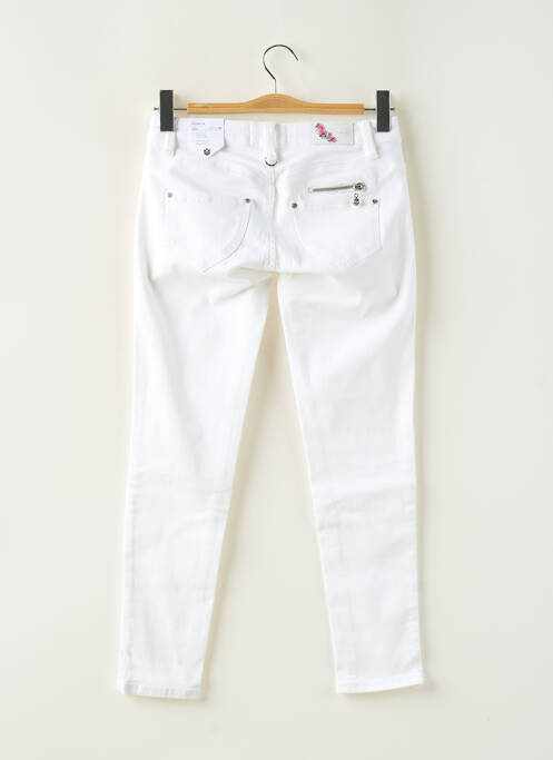 Pantalon slim alb FREEMAN T.PORTER femeie