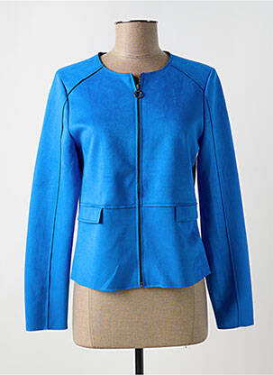 Jachete casual guler rotund albastru STREET ONE femeie