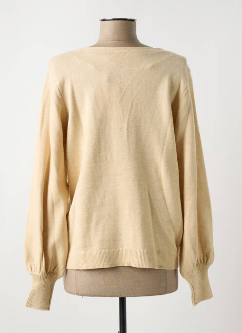 Pulover bej ICHI femeie