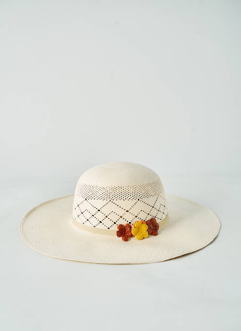Pălărie bej PANAMA HAT femeie