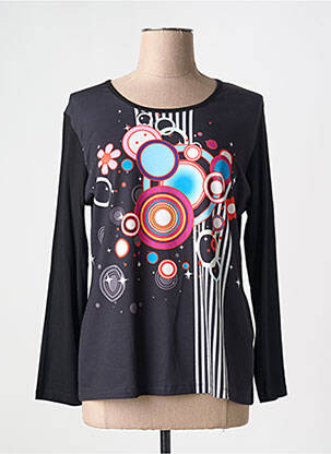 Tricou mâneci lungi mâneci lungi negru ALAIN MURATI femeie