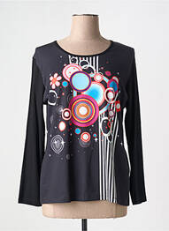 Tricou mâneci lungi mâneci lungi negru ALAIN MURATI femeie