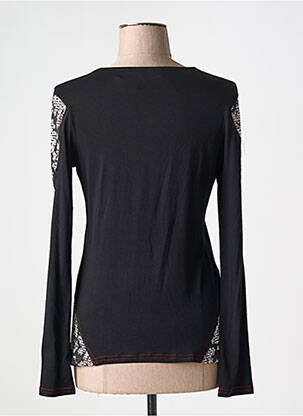 Tricou mâneci lungi mâneci lungi negru VANGO femeie