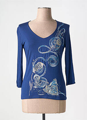 Tricou albastru VANGO femeie