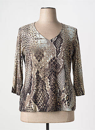 Tricou bej VANGO femeie