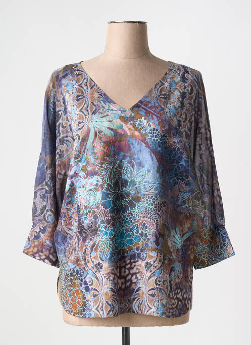 Pulover tunică albastru VANGO femeie