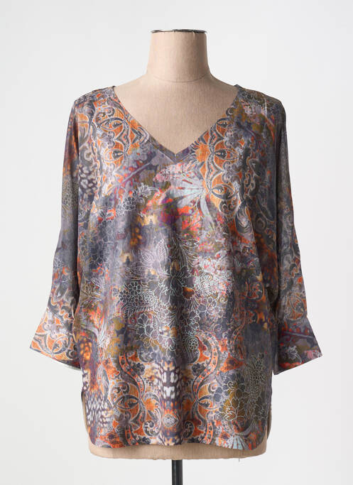 Pulover tunică portocaliu VANGO femeie