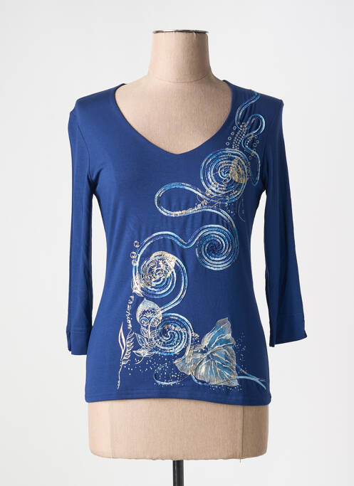 Tricou albastru VANGO femeie