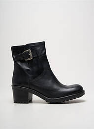 Botine/ghete material neted toc de 4 la 6 cm negru E-COW femme