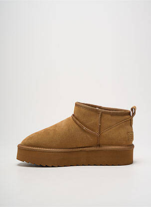 Botine/ghete umplută toc de 4 la 6 cm maro COLORS OF CALIFORNIA femeie