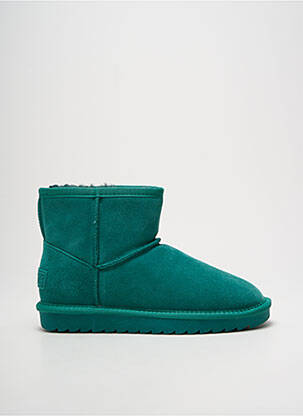 Botine/ghete umplută toc plat până la 3 cm verde COLORS OF CALIFORNIA femeie