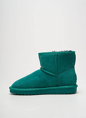 Botine/ghete umplută toc plat până la 3 cm verde COLORS OF CALIFORNIA femeie