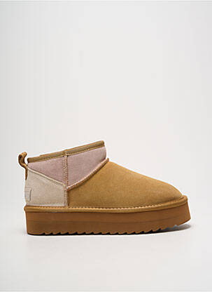 Botine/ghete umplută toc de 4 la 6 cm maro COLORS OF CALIFORNIA femeie