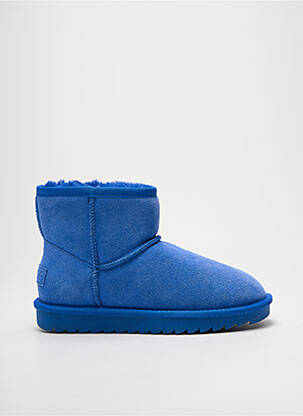 Botine/ghete umplută toc plat până la 3 cm albastru COLORS OF CALIFORNIA femeie