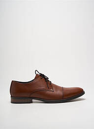 Derby-uri țesătură satinată toc mic maro JACK & JONES homme
