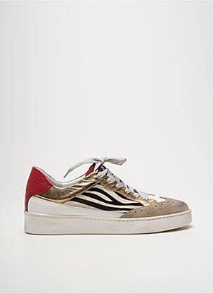 Adidași material neted toc plat până la 3 cm roșu CONCEPT femeie
