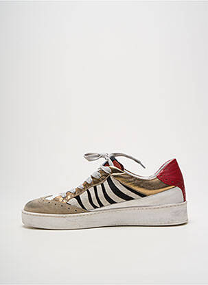 Adidași material neted toc plat până la 3 cm roșu CONCEPT femeie